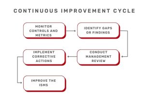 Continuous improvement cycle graphic