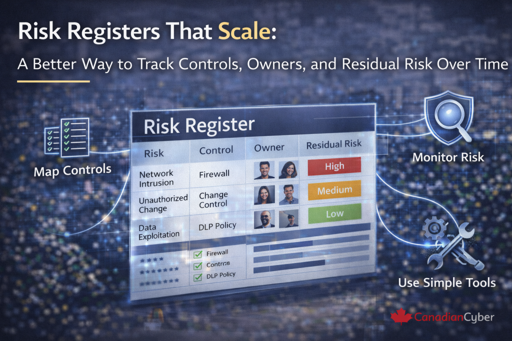 Track Risks Risk Register That Scales: Track Controls and Residual Risk